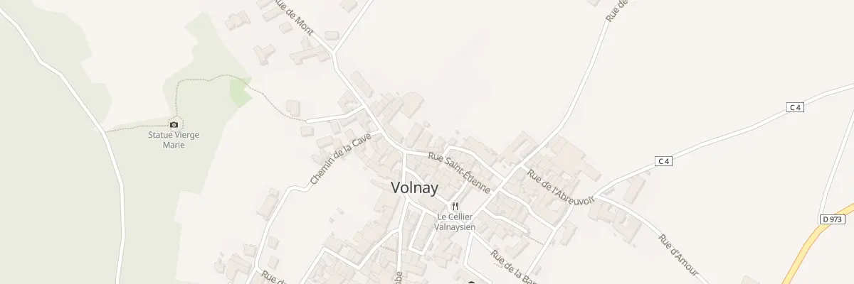 Plan du 12 Rue St Etienne à Volnay