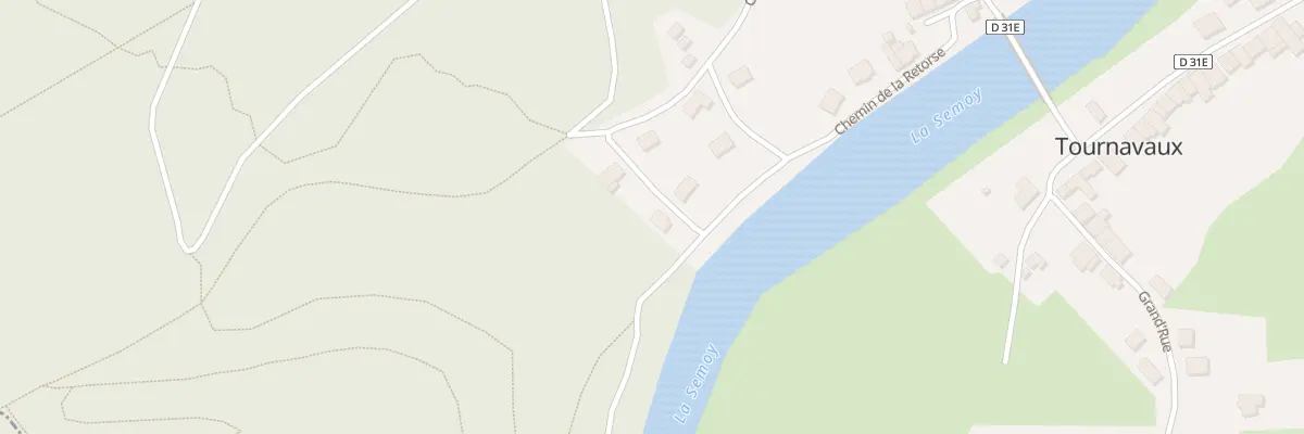 Plan du 14 Che de la Retorse à Tournavaux