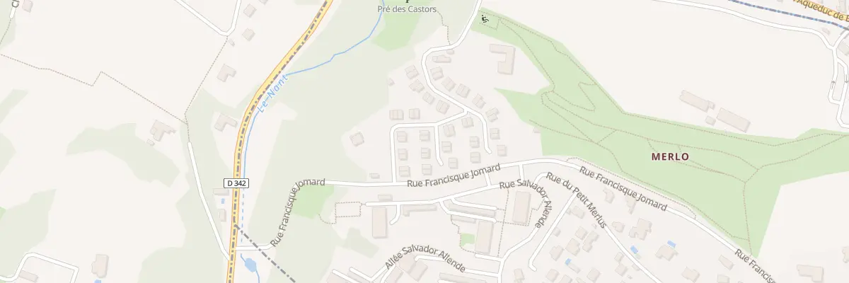 Plan du 40 Rue de Merlo à Oullins-Pierre-Bénite