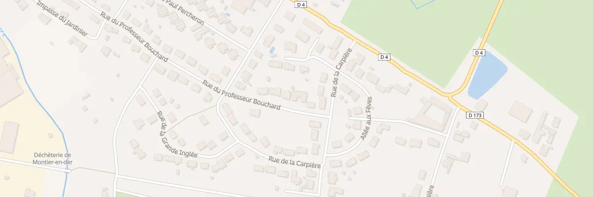 Plan du 53 Rue du Professeur Bouchard à La Porte du Der