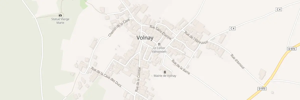 Plan du 3 Pl de l’Eglise à Volnay