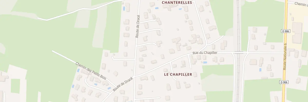 Plan du 475 Rte de Dracé à Crêches-sur-Saône
