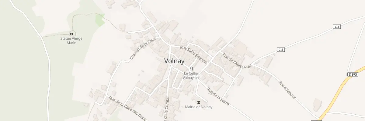 Plan du 4 Rue Derrière l’Eglise à Volnay