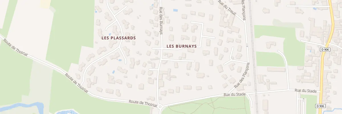 Plan du 193 Rue des Burnays à Crêches-sur-Saône
