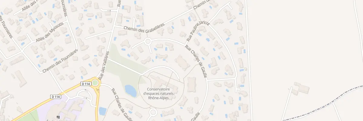 Plan du 23 Rue Charles de Gaulle à Vourles