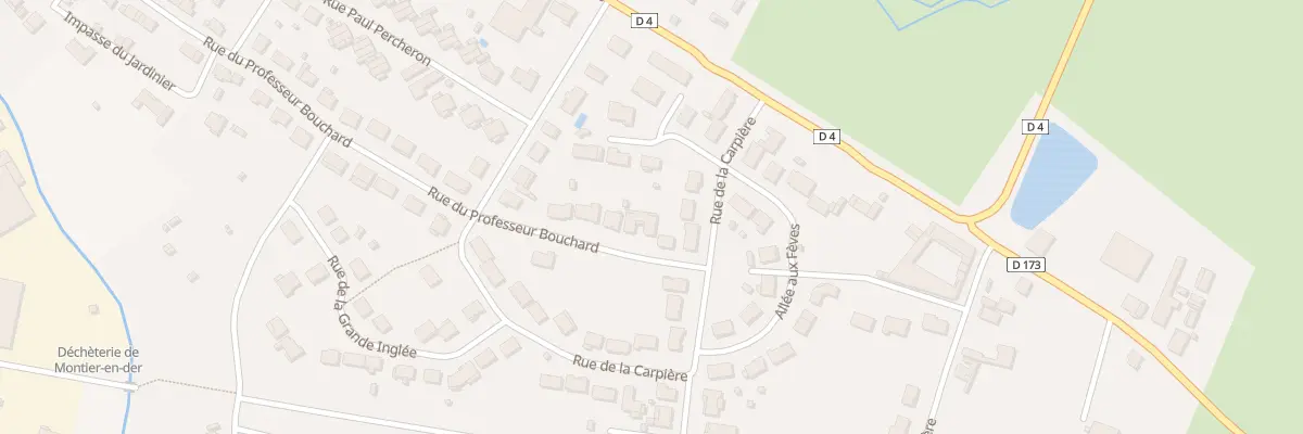 Plan du 53B Rue du Professeur Bouchard à La Porte du Der