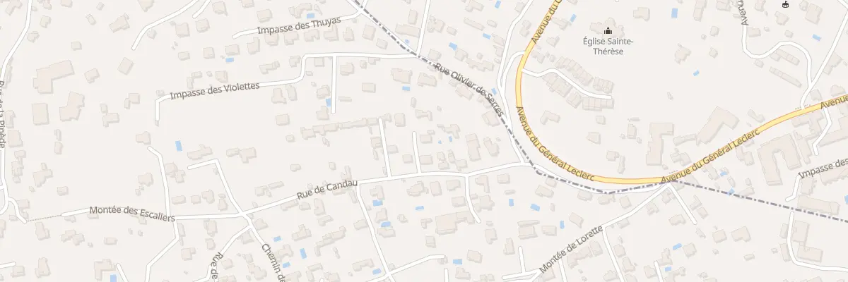 Plan du 41D Rue de Candau aux Angles