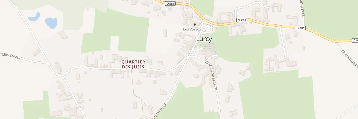Plan du 5007 Au Bourg à Lurcy