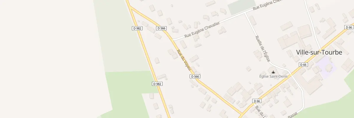 Plan du 5036 Le Village à Ville-sur-Tourbe