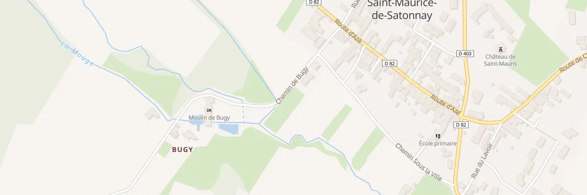 Plan du 5509F Les Gouvres Devant à Saint-Maurice-de-Satonnay