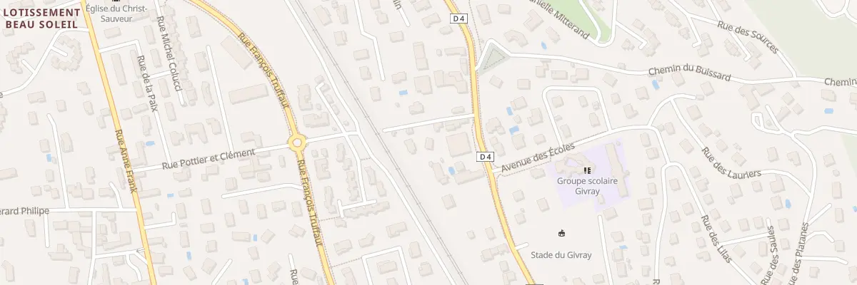 Plan du 2 Rue Pottier et Clément à Saint-Maurice-l’Exil