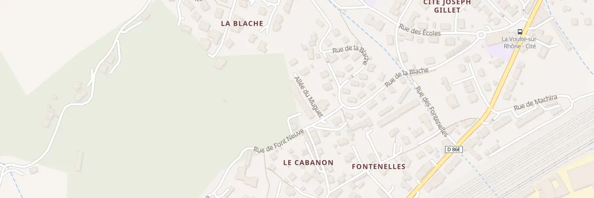 Plan du 3 Rue de Font Neuve à La Voulte-sur-Rhône