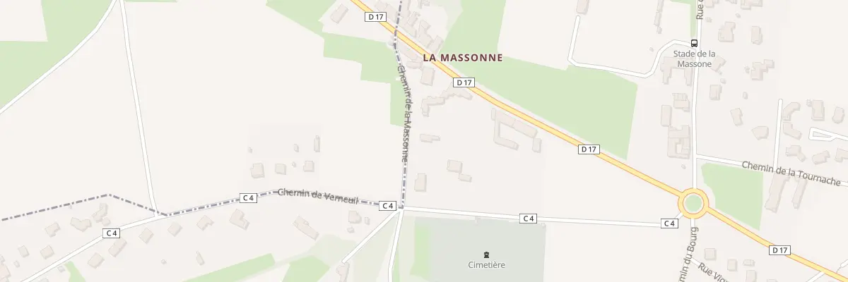Plan du 133 Che de la Massonne à Charnay-lès-Mâcon