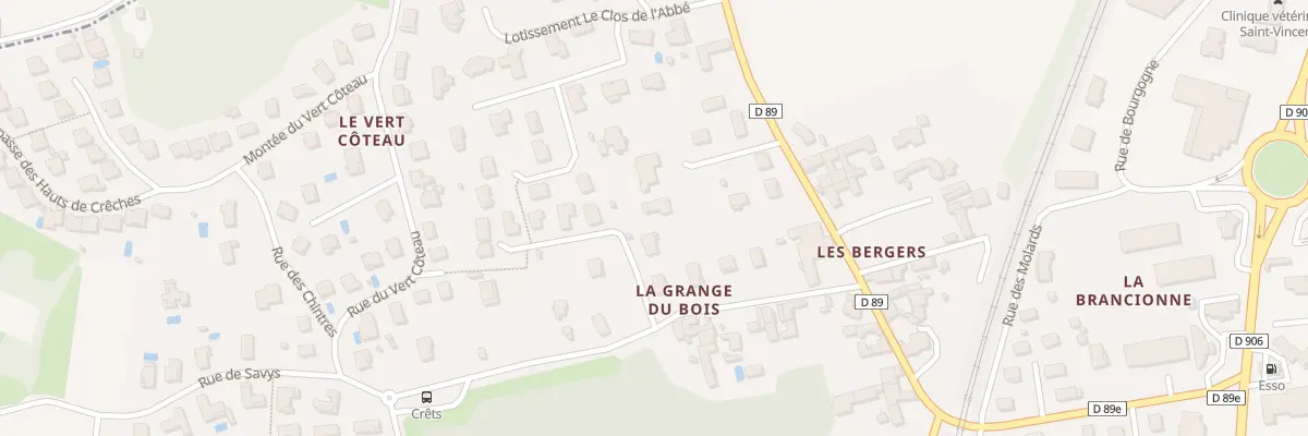 Plan du 68 Rue de Savys à Crêches-sur-Saône