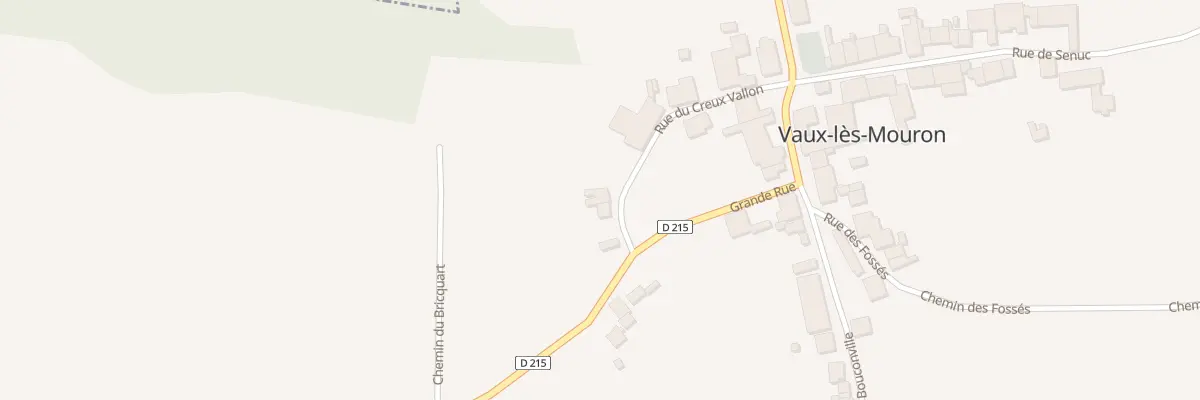 Plan du 10 Rue du Creux Vallon à Vaux-lès-Mouron