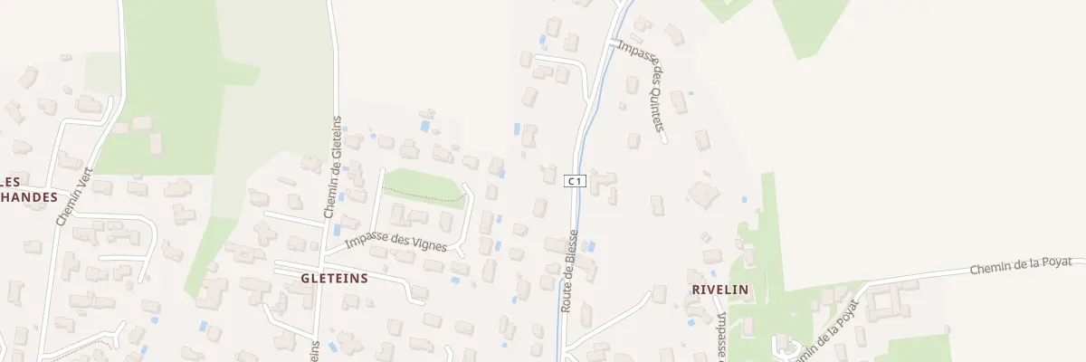 Plan du 731 Rte de Biesse à Frans