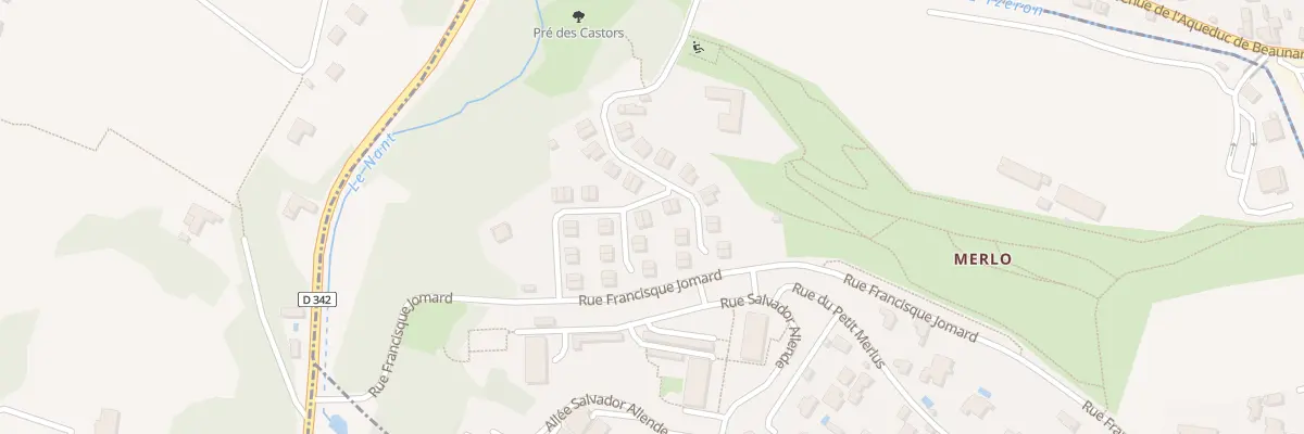 Plan du 33 Rue de Merlo à Oullins-Pierre-Bénite