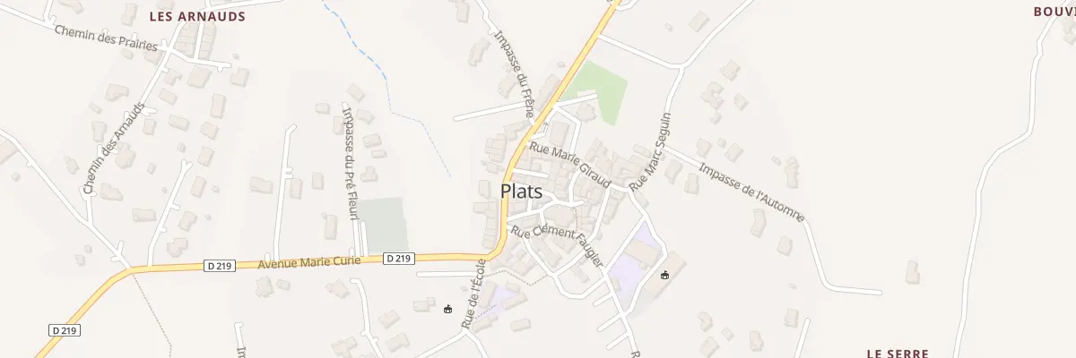 Plan du 25 Rue Germaine Poinso-chapuis à Plats