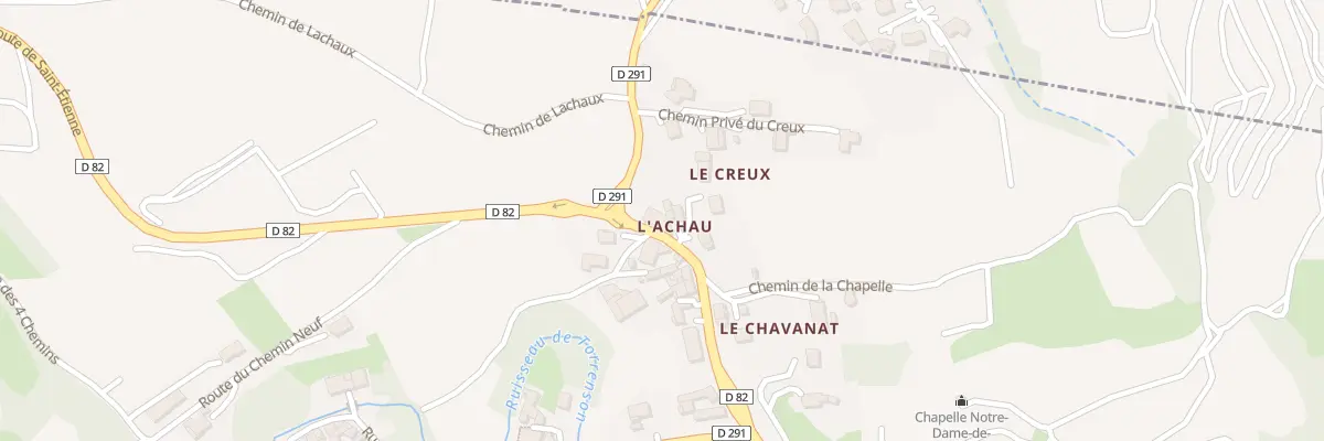 Plan du 5055 L’Achau à Saint-Étienne-de-Valoux