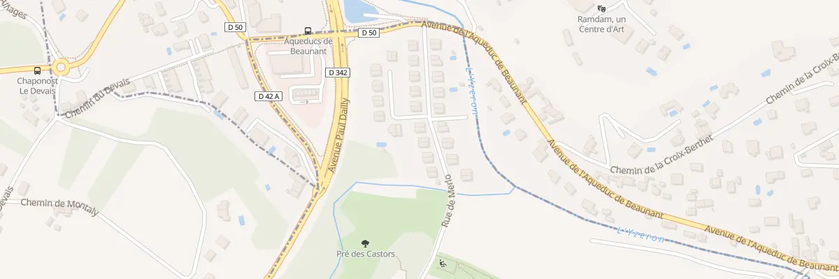 Plan du 93 Rue de Merlo à Oullins-Pierre-Bénite