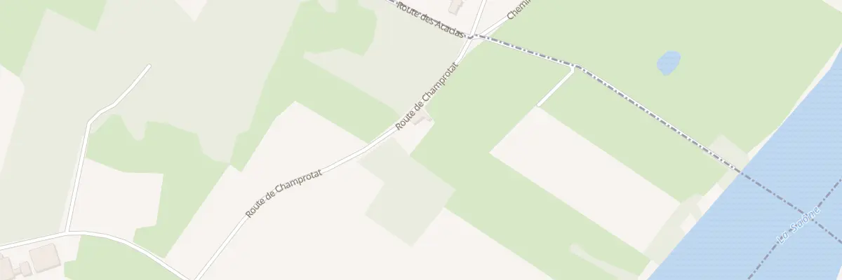 Plan du 1550 Rte de Champrotat à Taponas