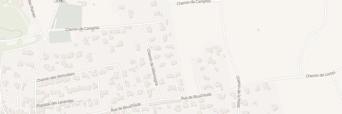Plan du 6271 Rue de Boud’Huile à Pujaut