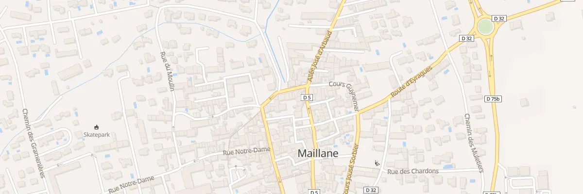Plan du 12B Rue de la Dime à Maillane