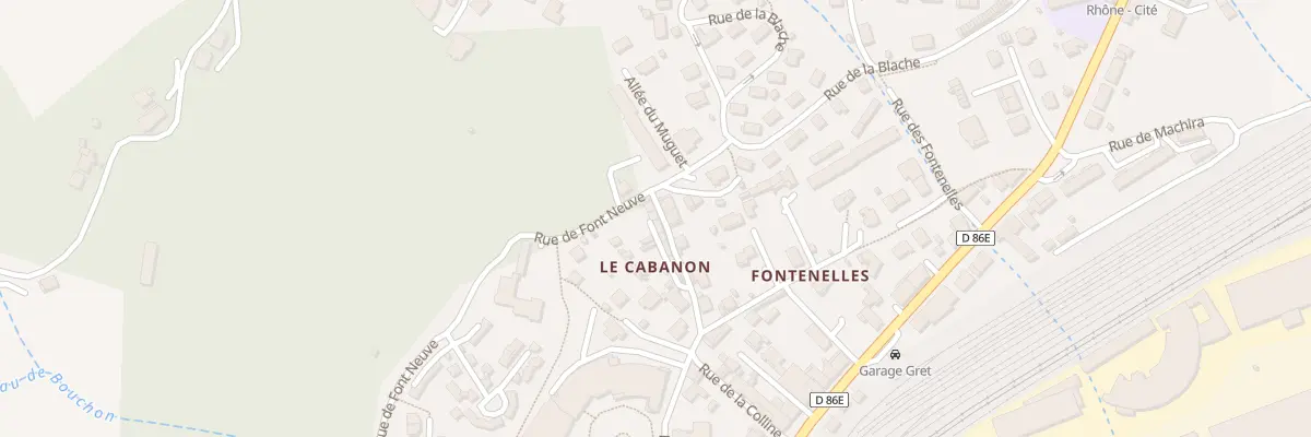 Plan du 13B Imp du Cabanon à La Voulte-sur-Rhône