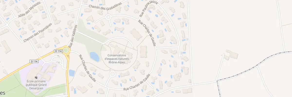 Plan du 21 Rue Charles de Gaulle à Vourles
