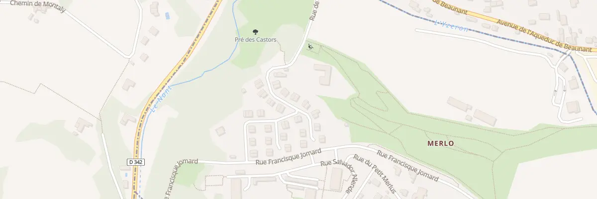 Plan du 6 Rue de Merlo à Oullins-Pierre-Bénite
