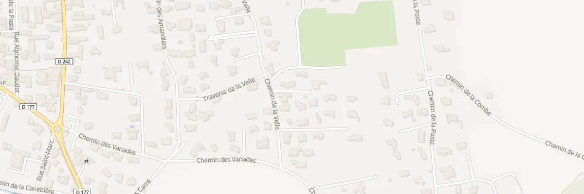 Plan du 14 Che de la Velle à Pujaut