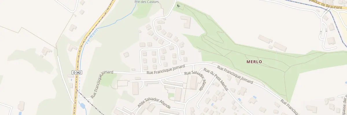 Plan du 30 Rue de Merlo à Oullins-Pierre-Bénite