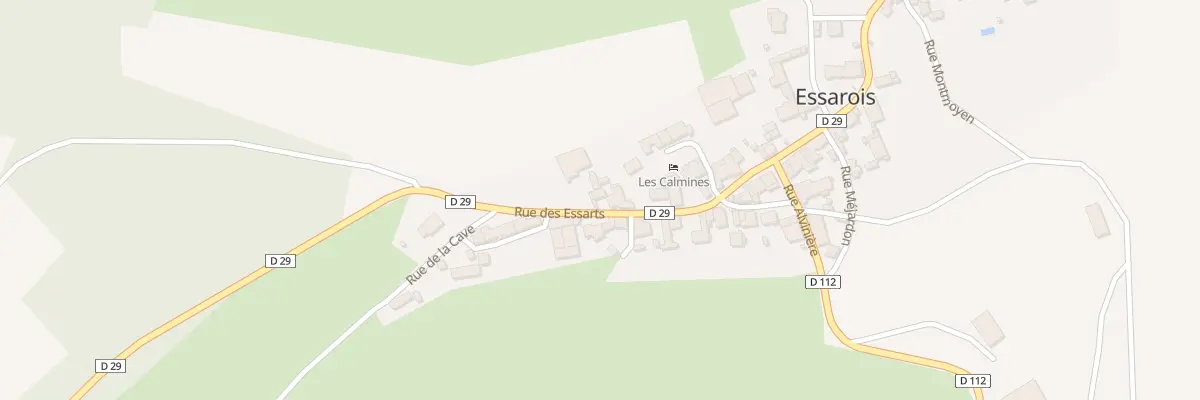 Plan du 38 Rue des Essarts à Essarois