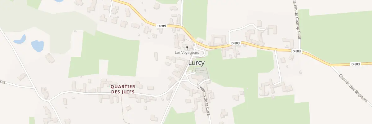 Plan du 74 Le Bourg à Lurcy