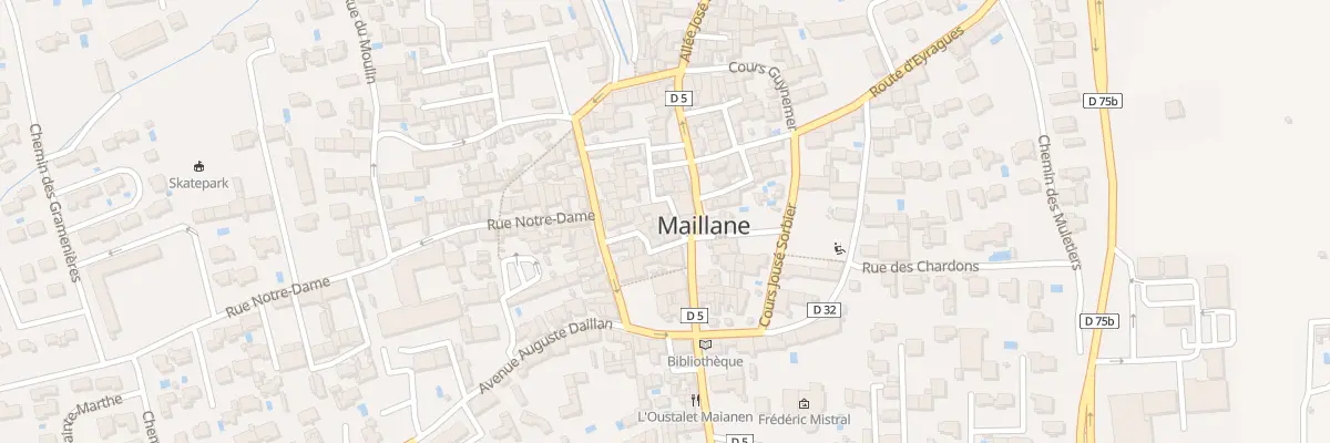 Plan du 1 Rue de la Dime à Maillane
