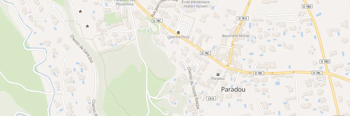 Plan du 2 Le Touret Rasclat à Paradou