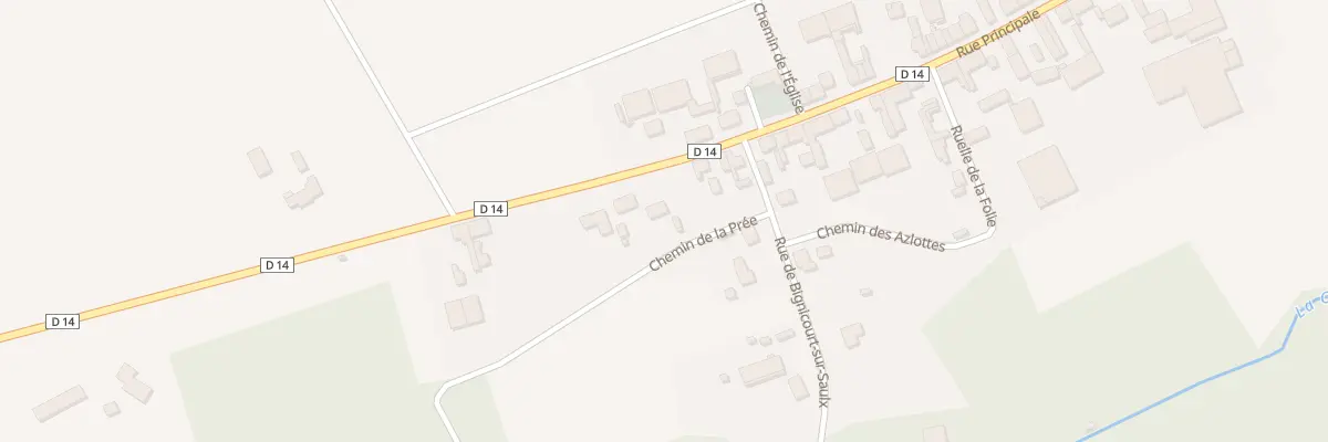 Plan du 87 Rue Principale à Jussecourt-Minecourt