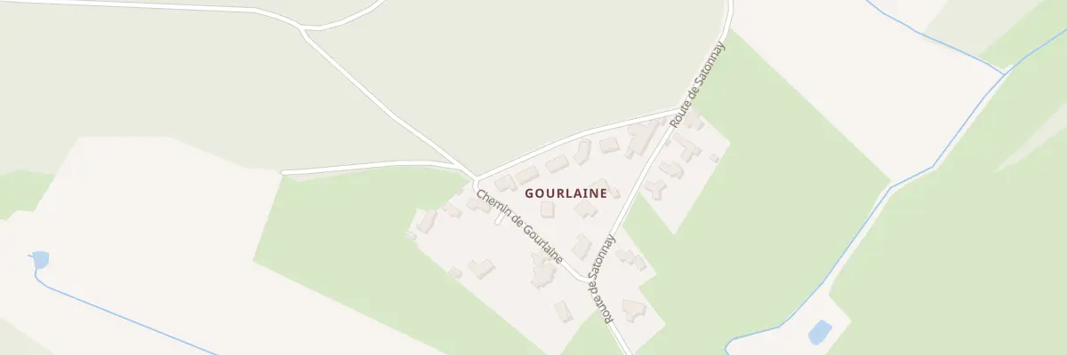 Plan du 153 Che de Gourlaine à Saint-Maurice-de-Satonnay