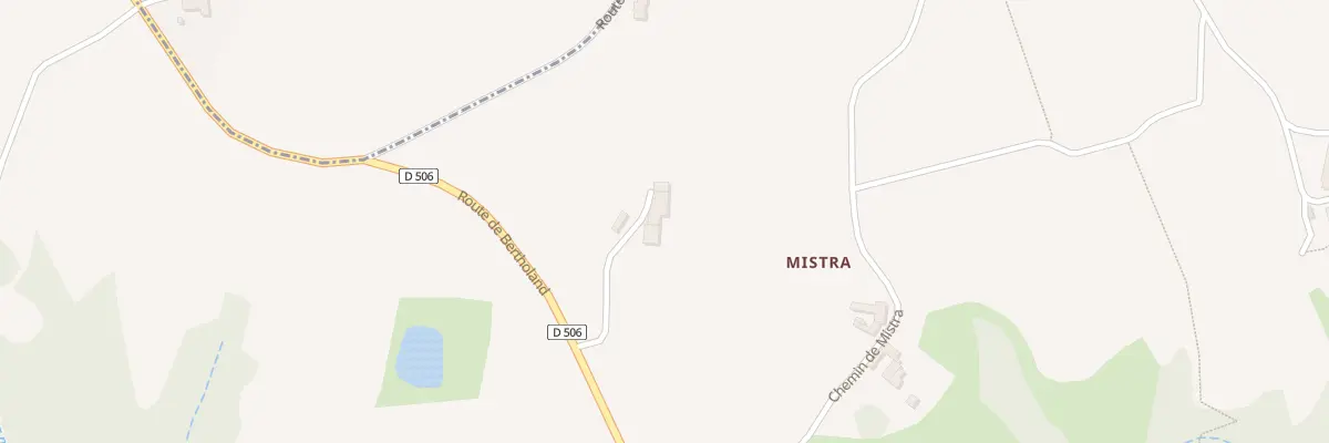 Plan du 5007 De Mistra à Ozon