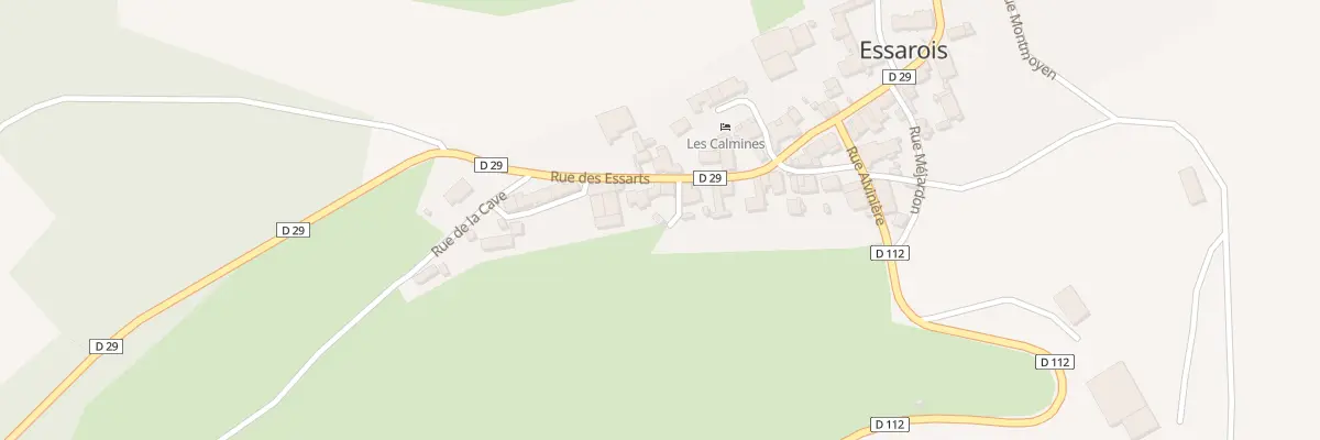 Plan du 2 Rle du Rû à Essarois