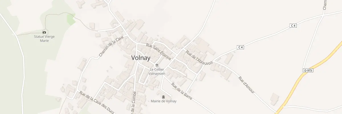 Plan du 2 Rue St Etienne à Volnay