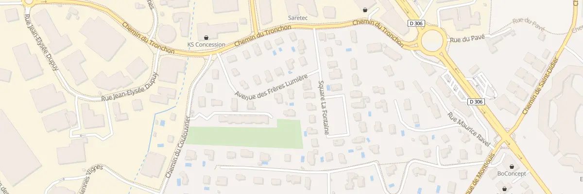Plan du 9 Av des Frères Lumière à Champagne-au-Mont-d’Or
