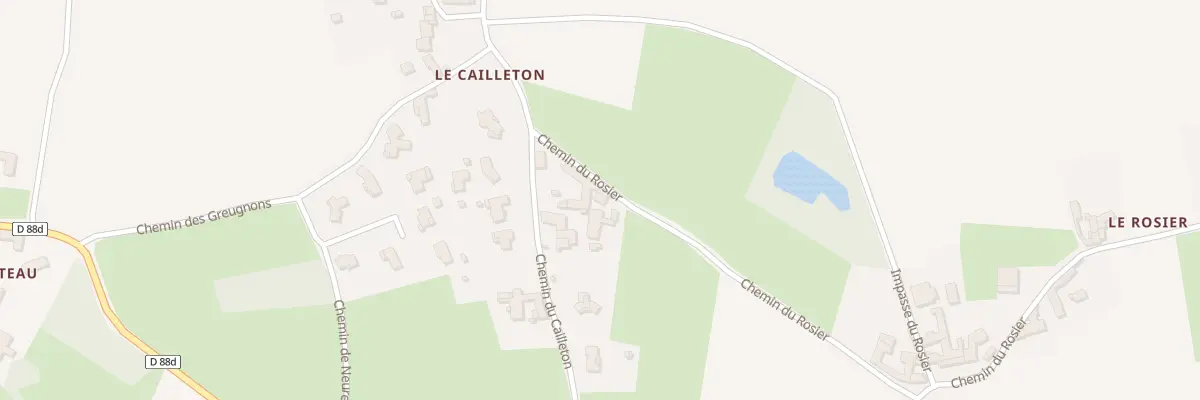 Plan du 5064 Cailleton à Lurcy