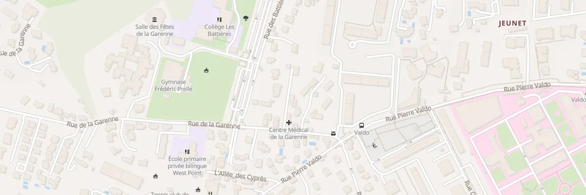 Plan du 8B Rue de la Garenne à Lyon 5e Arrondissement