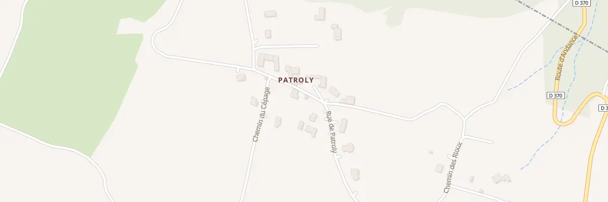 Plan du 305 Rue de Patroly à Talencieux