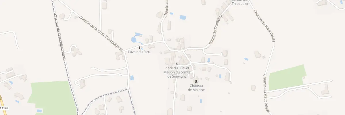 Plan du 1263 Rte de Frontigny à Charly
