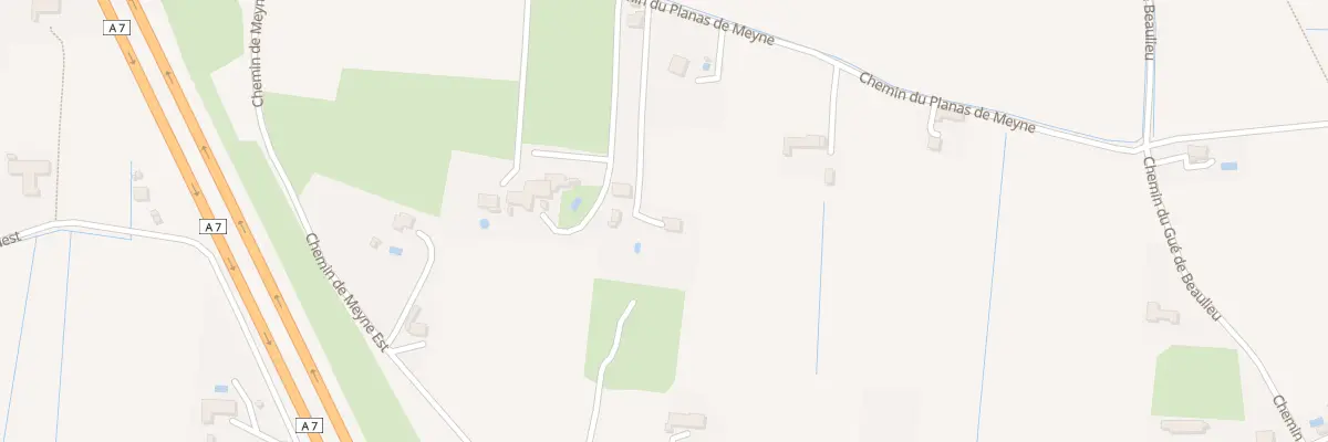 Plan du 401 Vc Planas de Meyne à Orange