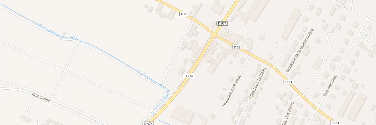 Plan du 3 Rte Départementale 974 à Meursault