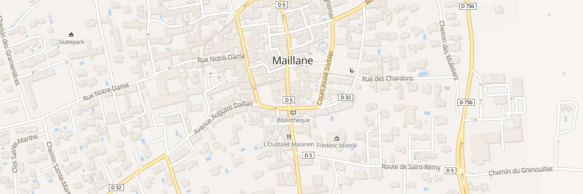 Plan du 1 Rue Grandes Jasses à Maillane