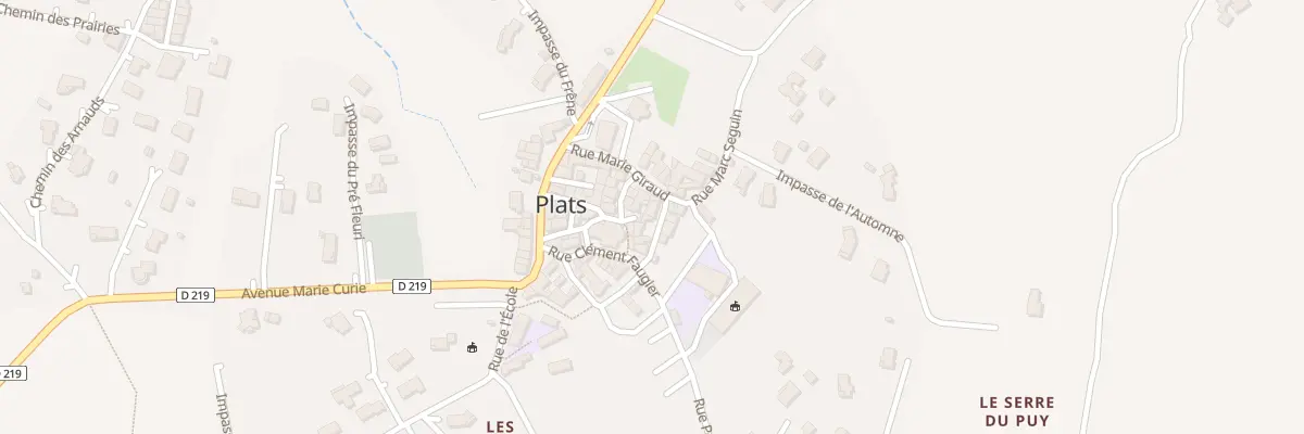 Plan du 5249 Le Village à Plats